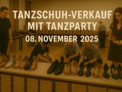 Tanzschuhverkauf am 8.11.25 mit Tanzparty